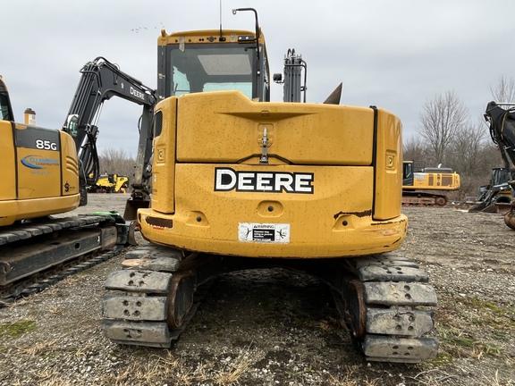 2019 John Deere 85G EXC - Cab w/ AC; Rubber Pads; 18" Pads; Aux Hydraulics, Coupler; 24" Bucket; w/ Blade