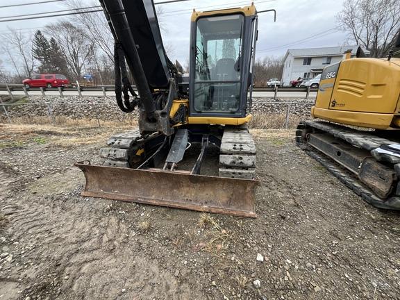 2019 John Deere 85G EXC - Cab w/ AC; Rubber Pads; 18" Pads; Aux Hydraulics, Coupler; 24" Bucket; w/ Blade