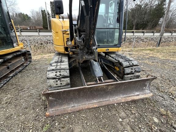2019 John Deere 85G EXC - Cab w/ AC; Rubber Pads; 18" Pads; Aux Hydraulics, Coupler; 24" Bucket; w/ Blade