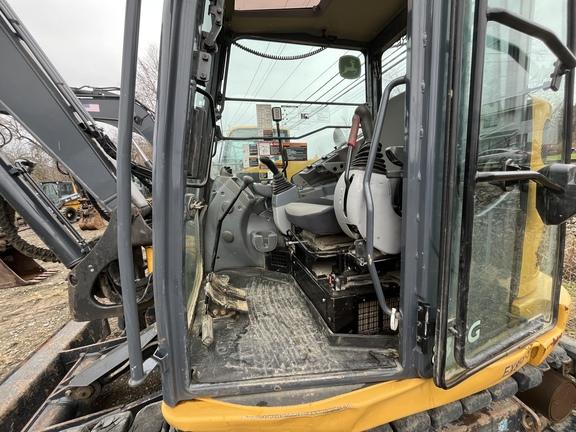 2019 John Deere 85G EXC - Cab w/ AC; Rubber Pads; 18" Pads; Aux Hydraulics, Coupler; 24" Bucket; w/ Blade