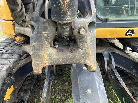2019 John Deere 85G EXC - Cab w/ AC; Rubber Pads; 18" Pads; Aux Hydraulics, Coupler; 24" Bucket; w/ Blade