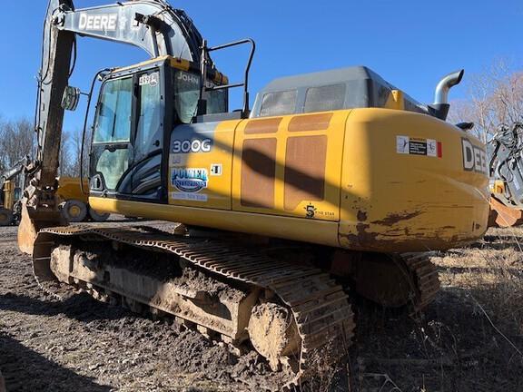 300GLC EXCAVATOR BASE - Cab w/ AC, Cntrl Pattern Select; Long Arm; Wide Pads; 32" Pads; Coupler; w/ Bucket