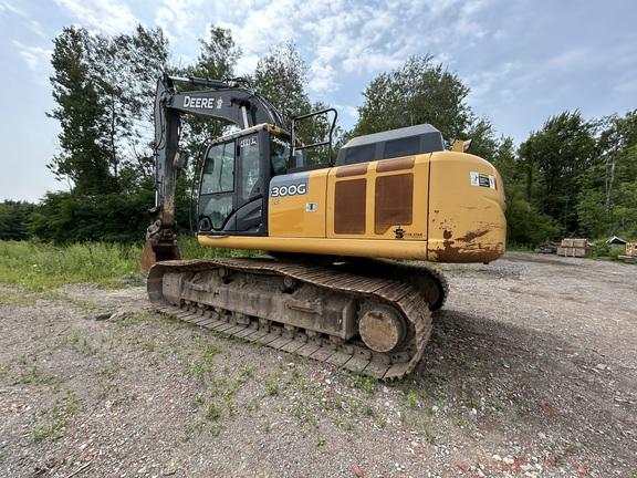 300GLC EXCAVATOR BASE - Cab w/ AC, Cntrl Pattern Select; Long Arm; Wide Pads; 32" Pads; Coupler; w/ Bucket