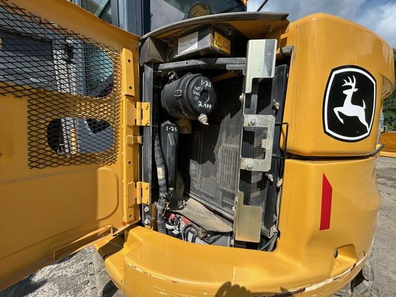 2021 JOHN DEERE 85G - Cab w/ AC; 18" Pads; Blade, Coupler, Hydraulic Thumb; w/ Bucket