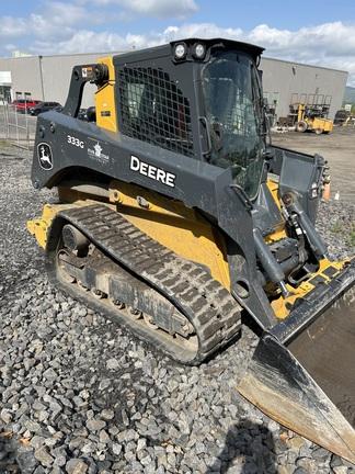 333G COMPACT TRACK LDR BASE - Cab w/ AC, ISO Pattern, EH Joystick Controls, Hi-Flo; Ride Control, 2 Speed; Self-Leveling; Weights; Rubber Tracks; 84" Bucket