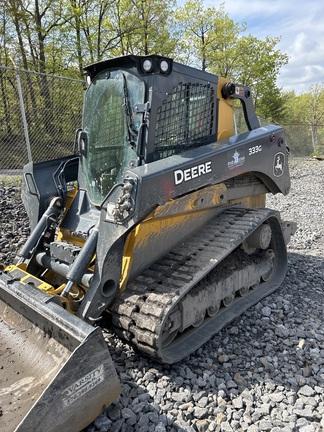 333G COMPACT TRACK LDR BASE - Cab w/ AC, ISO Pattern, EH Joystick Controls, Hi-Flo; Ride Control, 2 Speed; Self-Leveling; Weights; Rubber Tracks; 84" Bucket