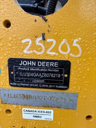 304 G FOUR WHL DRIVE LOADER - Cab w/ AC; General Purpose Bkt; 405/70R20 Tires; Options: Ride Control
