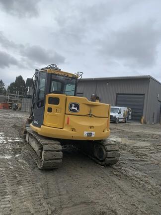 85G EXC W/AUX HYD - Cab w/ AC; 18" Pads; Blade, Coupler, Hydraulic Thumb; w/ Bucket