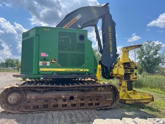 803M FELLER BUNCHER - Cab w/ AC; Single Bar Grousers, Slides; 600 mm (24 in.) Pads