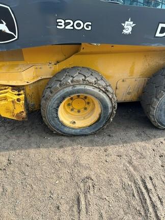 320G SKID STEER LOADER BASE - Cab w/ AC, Air Ride Seat, Hi-Flo; Ride Control, 2 Speed; Self-Leveling; Beefy Baby Tires; General Purpose Bkt
