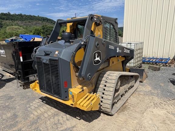 333G COMPACT TRACK LDR - Cab w/ AC, ISO Pattern, EH Joystick Controls, Hi-Flo; Ride Control, 2 Speed; Self-Leveling; Other; Rubber Tracks; General Purpose Bkt; Reversing Fan