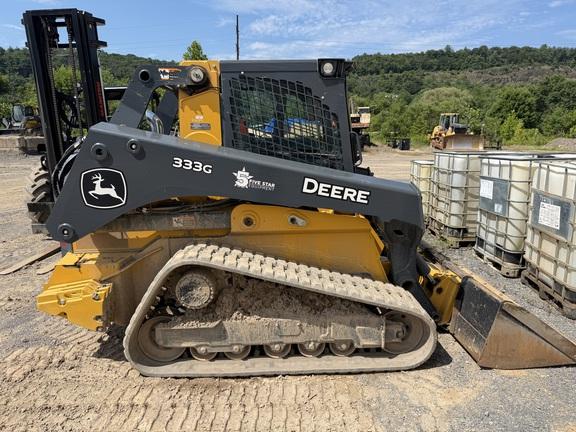 333G COMPACT TRACK LDR - Cab w/ AC, ISO Pattern, EH Joystick Controls, Hi-Flo; Ride Control, 2 Speed; Self-Leveling; Other; Rubber Tracks; General Purpose Bkt; Reversing Fan