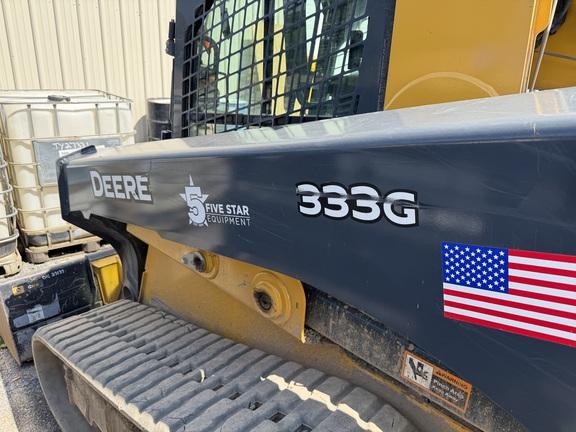 333G COMPACT TRACK LDR - Cab w/ AC, ISO Pattern, EH Joystick Controls, Hi-Flo; Ride Control, 2 Speed; Self-Leveling; Other; Rubber Tracks; General Purpose Bkt; Reversing Fan