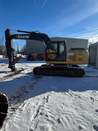 2015 JOHN DEERE 180GL W/ THUMB, LESS BKT - Cab w/ AC, Cntrl Pattern Select; Long Arm; Narrow Pads; Aux Hydraulics, Coupler, Hydraulic Thumb; Less Bucket