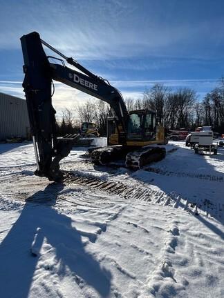2015 JOHN DEERE 180GL W/ THUMB, LESS BKT - Cab w/ AC, Cntrl Pattern Select; Long Arm; Narrow Pads; Aux Hydraulics, Coupler, Hydraulic Thumb; Less Bucket