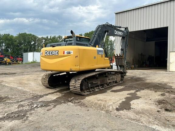 2015 JOHN DEERE 180GL W/ THUMB, LESS BKT - Cab w/ AC, Cntrl Pattern Select; Long Arm; Narrow Pads; Aux Hydraulics, Coupler, Hydraulic Thumb; Less Bucket