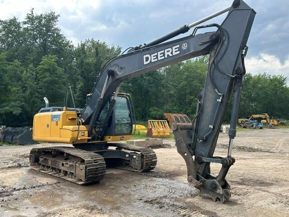 2015 JOHN DEERE 180GL W/ THUMB, LESS BKT - Cab w/ AC, Cntrl Pattern Select; Long Arm; Narrow Pads; Aux Hydraulics, Coupler, Hydraulic Thumb; Less Bucket