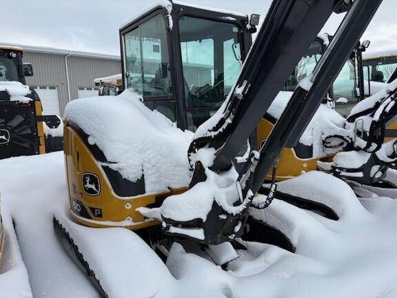 50 P TIER EXCAVATOR GEN A - Cab w/ AC; Long Arm; Rubber Tracks; 12" Bucket, 24" Bucket; Aux Hydraulics, Blade, Hydraulic Thumb