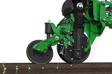ExactShot delivers product directly onto the seed in-furrow, eliminating waste between seeds