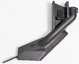 Left-side view of seed boot