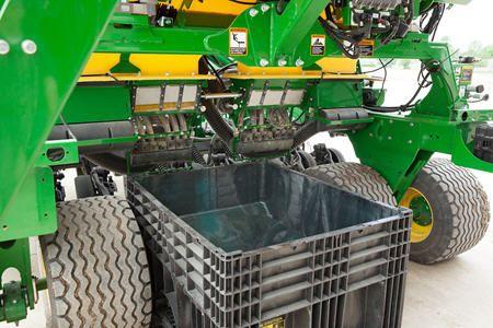 Cleanout with a seed box