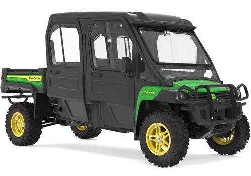 XUV825M S4 with optional rear panel, roof, windshield, and poly cab doors