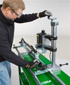 Grinding head up and down adjustment