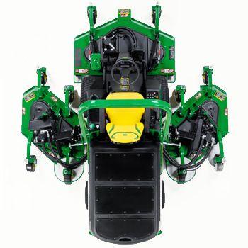 Wide-area mower (WAM) top view
