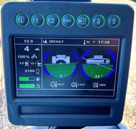 Slope indicator on the primary display unit (PDU)