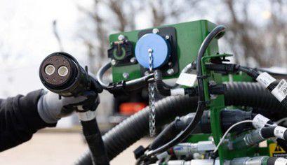 Integrated 56V Tractor Power Tether Harness