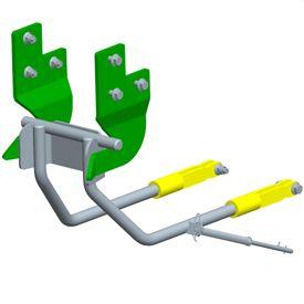 Spring-loaded forward lift link