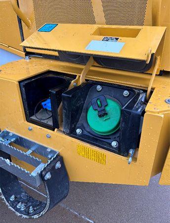 Fuel refill is at ground level with a strong steal protection from harsh environments.