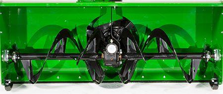 Auger with double center flighting on 60-in. (152-cm) Heavy-Duty Snow Blower