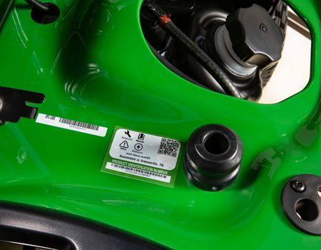 QR code label shown on S240