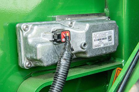 Bale scale and moisture sensor
