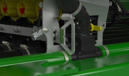 Shoot selector on a double shoot cart