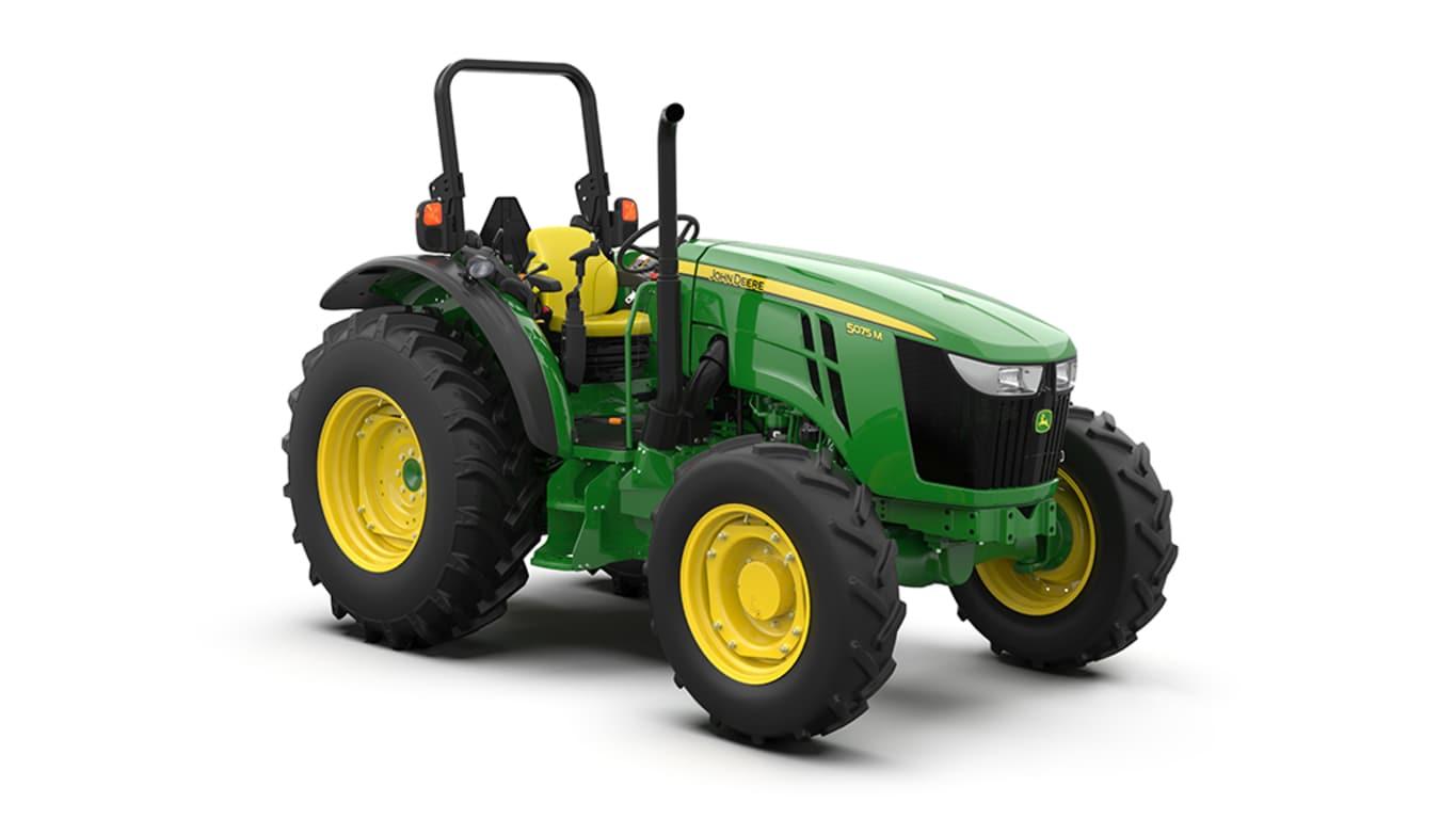 Studio rendering of 5075M Tractor.