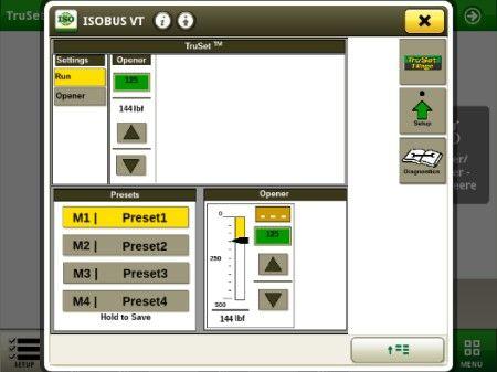 TruSet screen on Gen 4 display for N500