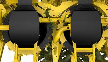 Open design dirt will fall out of the header