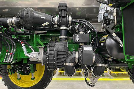 Automatic Solution Control - Premium featured on right side of machine