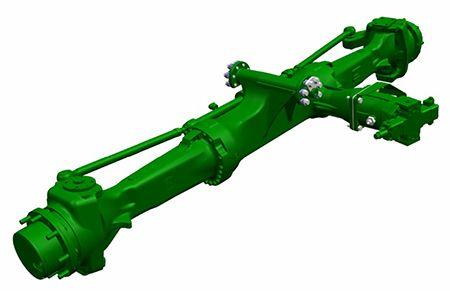 Heavy-duty 4WD rear axle