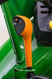 Integrated declutch button on gear shifter