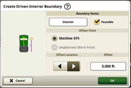 Interior Boundary within Fields & Boundaries