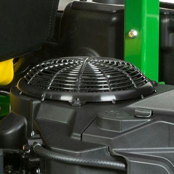 Engine debris chopper fan guard