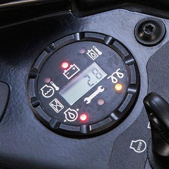 Hour meter, monitoring, and diagnostic display
