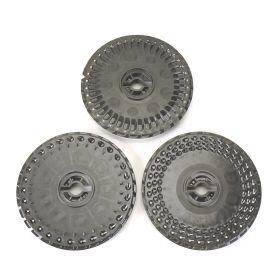 Flat-style and cell seed disks shown