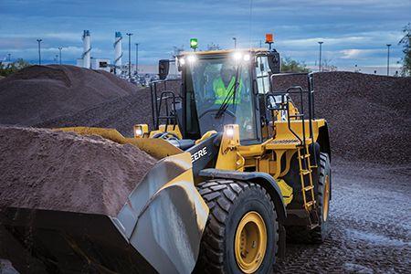 Loader Working in a Sand and Gravel Operation