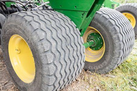 500/40R16.5 tires with walking beam