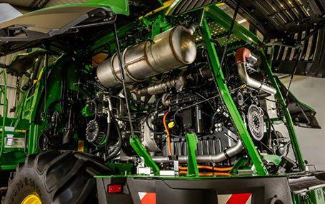 John Deere F8 600 with the JD14X