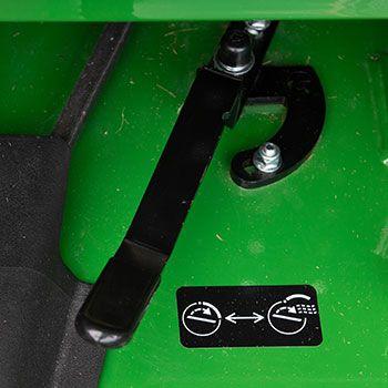 MulchControl handle (standard with MulchControl)
